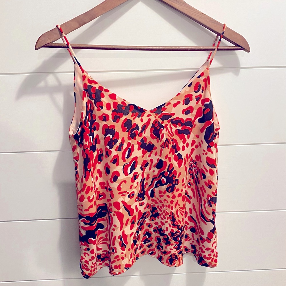 H & M leopard print tank